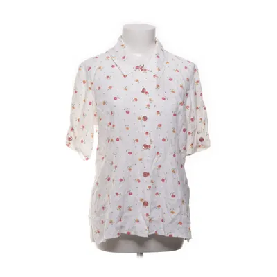 Kortärmad skjorta (Vit, Flerfärgad) från Joy Viskos