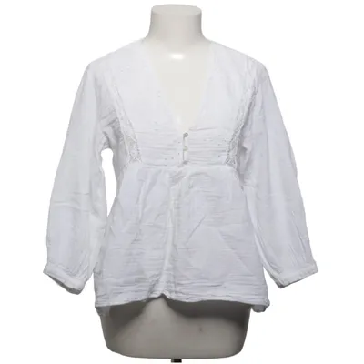 Blouse (White) from Zara Cotton