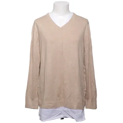 Pullover (Beige, Hvid) fra Serra Bomuld, Polyamid, Viscose