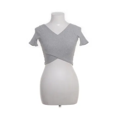 Crop top (Grå) från Vera & Lucy Bomull, Elastan, Polyester