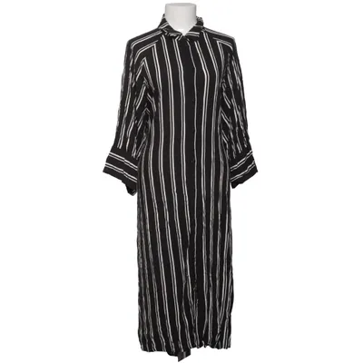 Skjortekjole (Sort, Hvid) fra Monki Viscose