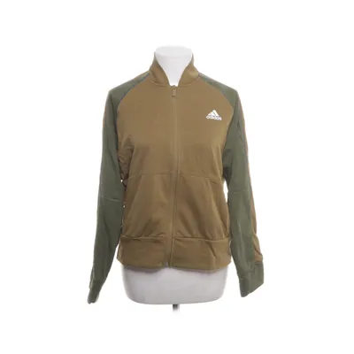 Træningsjakke (Grøn) fra Adidas Genanvendt bomuld, Genanvendt polyester
