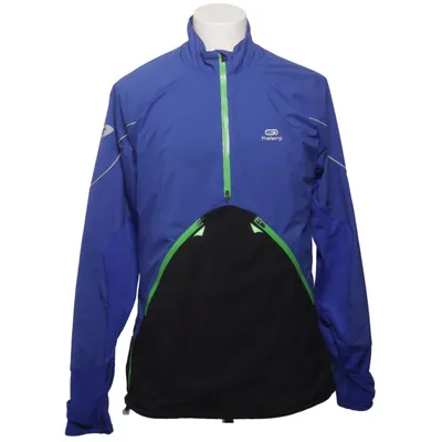 Træningsjakke (Blå, Sort, Grøn) fra Kalenji Elastan, Polyester