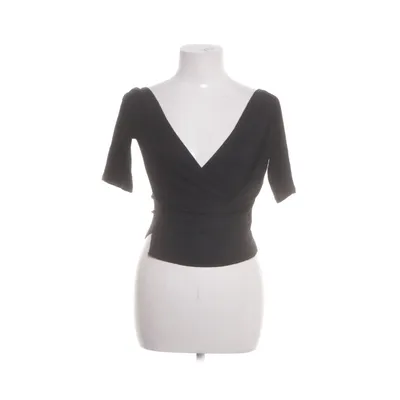 Crop top (Black) from Reformation Elastane, Modal