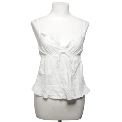 Tanktop (Wit) van Brandy Melville Linnen, Viscose