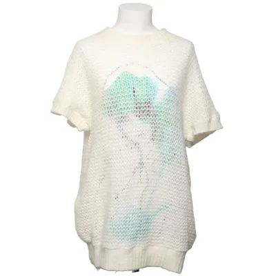 Slipover (White, Green, Blue) from Fornarina Acrylic, Mohair, Polyamide