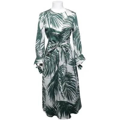 Robe (Vert, Blanc) de Zara Woman Coton
