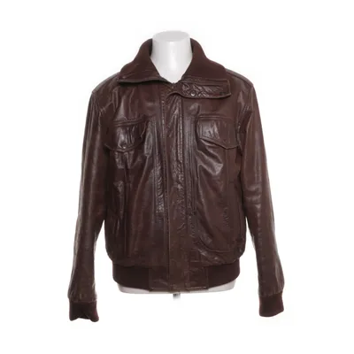 Läderjacka (Brun) från American Base