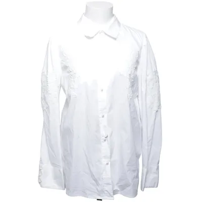 Chemise (Blanc) de Culture Coton, Élasthane, Polyester