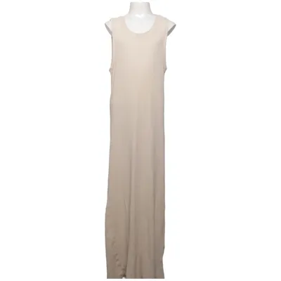Maxikleid (Beige) von Mono Elasthan, Bio-Baumwolle