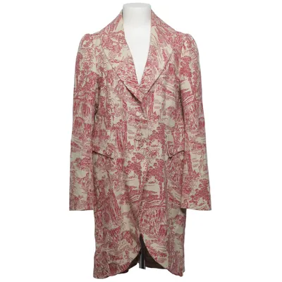Coat (Red, Beige) from Hoss Intropia Cotton, Linen, Polyester