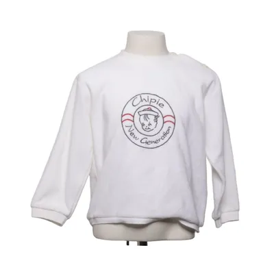 Collegetröja (Vit) från Chipie Bomull, Polyester