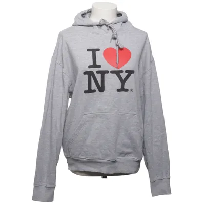 Sweat à capuche (Gris) de I Love NY Coton, Viscose