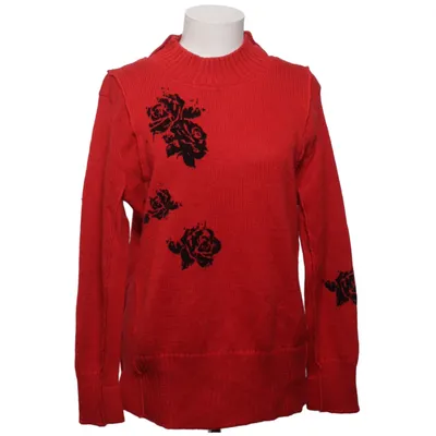 Sweater (Red, Black) from Hauber Acrylic, Wool
