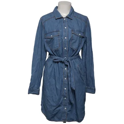 Denim jurk (Blauw) van New Look Denim Katoen