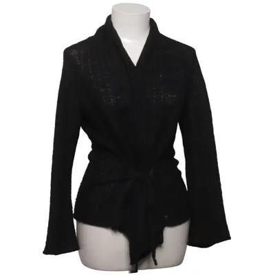 Cardigan cache-cœur (Noir) de Mariedal Design Laine