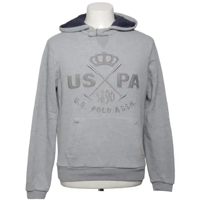 Capuchon sweater (Grijs) van U.S. Polo Assn. Katoen, Polyester