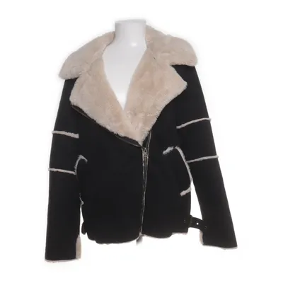 Shearlingjakke (Sort, Beige) fra NA-KD Kunstpels