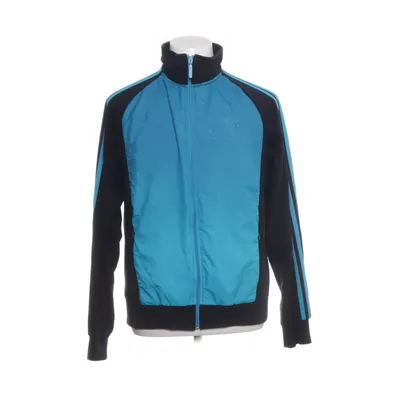 Træningsjakke (Sort, Blå) fra Adidas Bomuld, Elastan, Polyester