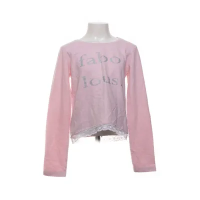 Långärmad t-shirt (Rosa, Vit) från Tiki Bomull, Polyester