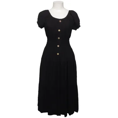 Maxikleid (Schwarz) von Leana Mode Elasthan, Viskose