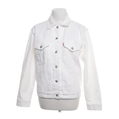 Jeansjacka (Vit) från Levi Strauss & Co Polyester, Bomull