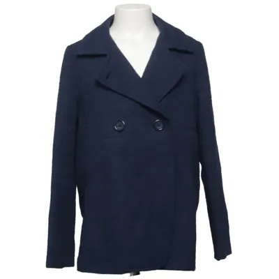 Pea coat (Blue) from Zara Girls Cotton, Polyester