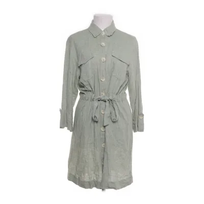 Skjortklänning (Grön) från Dilvin Basic Linne, Viskos