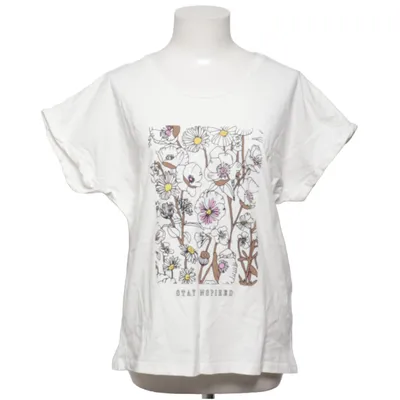 T-shirt (White, Multicolored) from Cream Cotton