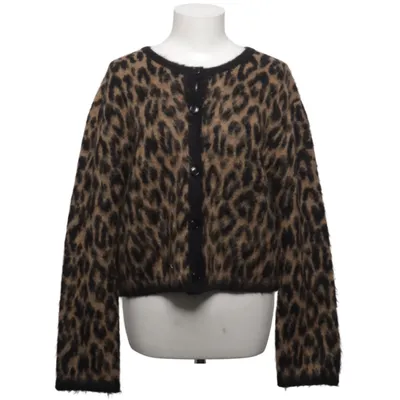 Cardigan (Beige, Noir) de Massimo Dutti Laine d'alpaga, Élasthane