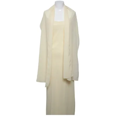 Aftenkjole (Gul) fra Jessica McClintock Acetat, Polyester