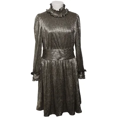 Dress (Gold, Black) from Love Lolita Polyester, Viscose