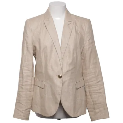Blazer (Beige) de Zara Basic Lin