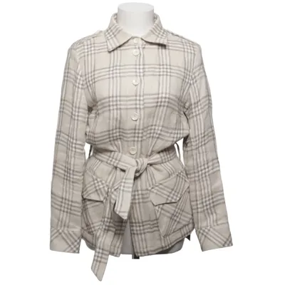 Veste (Beige, Marron) de Cavaliere Femme Acétate, Lin, Soie