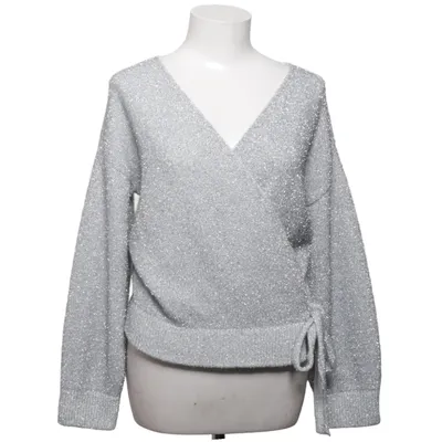 Omlottkofta (Silverfärgad) från Never Fully Dressed Akryl, Metallfiber, Polyester