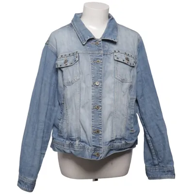 Jeansjacka (Blå) från XLNT by KappAhl Bomull, Elastan