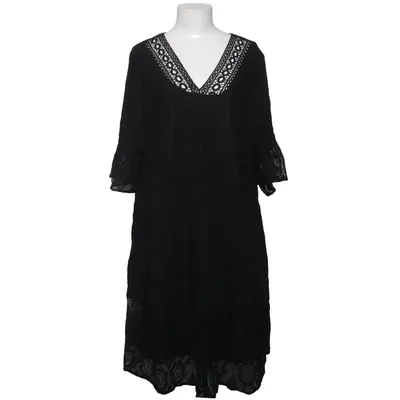 Klänning (Svart) från Laura Torelli Bomull, Elastan, Lyocell, Polyamid, Viskos