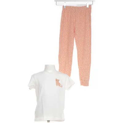 Pyjama (Wit, Oranje, Meerkleurig) van ICA I Love Eco Organisch katoen, Elastaan