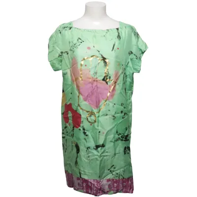Robe (Vert, Multicolore) de Manoush Soie