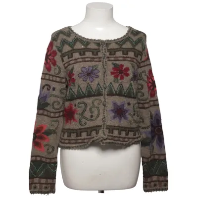 Cardigan (Brown, Multicolored) from Peruvian Connection Alpaca wool