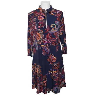 Jurk (Blauw, Meerkleurig) van MSK Elastaan, Polyester