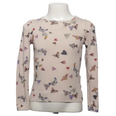 Lange mouwen shirt (Beige, Meerkleurig) van Name It Elastaan, Modal, Organisch katoen