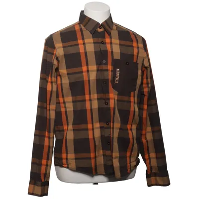 Overhemd (Bruin, Oranje, Zwart) van Härkila Katoen, Elastaan, Polyester