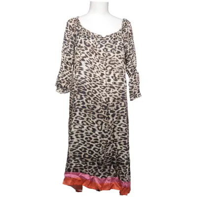 Jurk (Beige, Zwart, Meerkleurig) van Mala Alisha Viscose