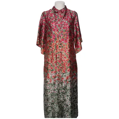 Jurk (Roze, Groen, Meerkleurig) van Niza Polyester
