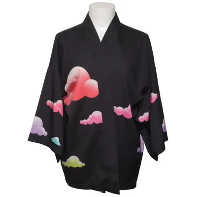 Kimono (Svart, Flerfärgad)