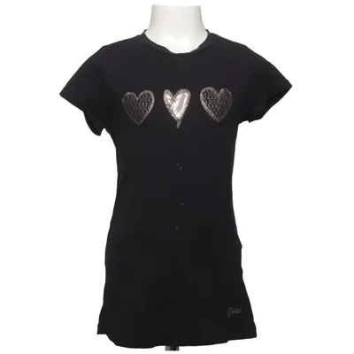 T-shirt (Schwarz) von Guess Kids Baumwolle, Elasthan