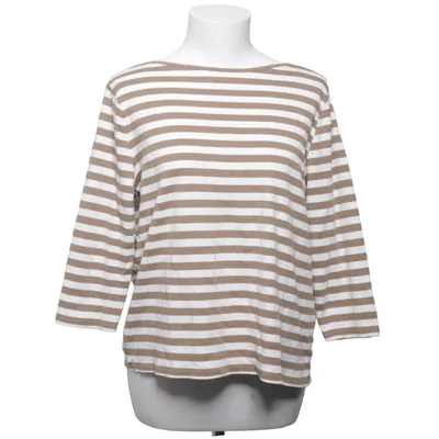 Long sleeve T-shirt (Brown, White) from Street One Cotton