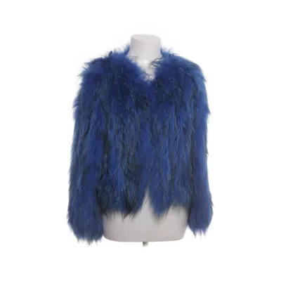 Veste en fourrure (Bleu) de Saks Potts Coton