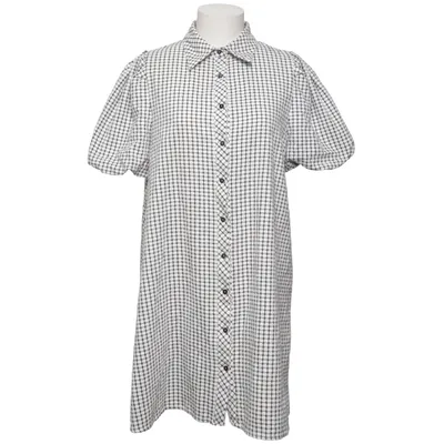 Blousejurk (Zwart, Wit) van Daphnea Polyester